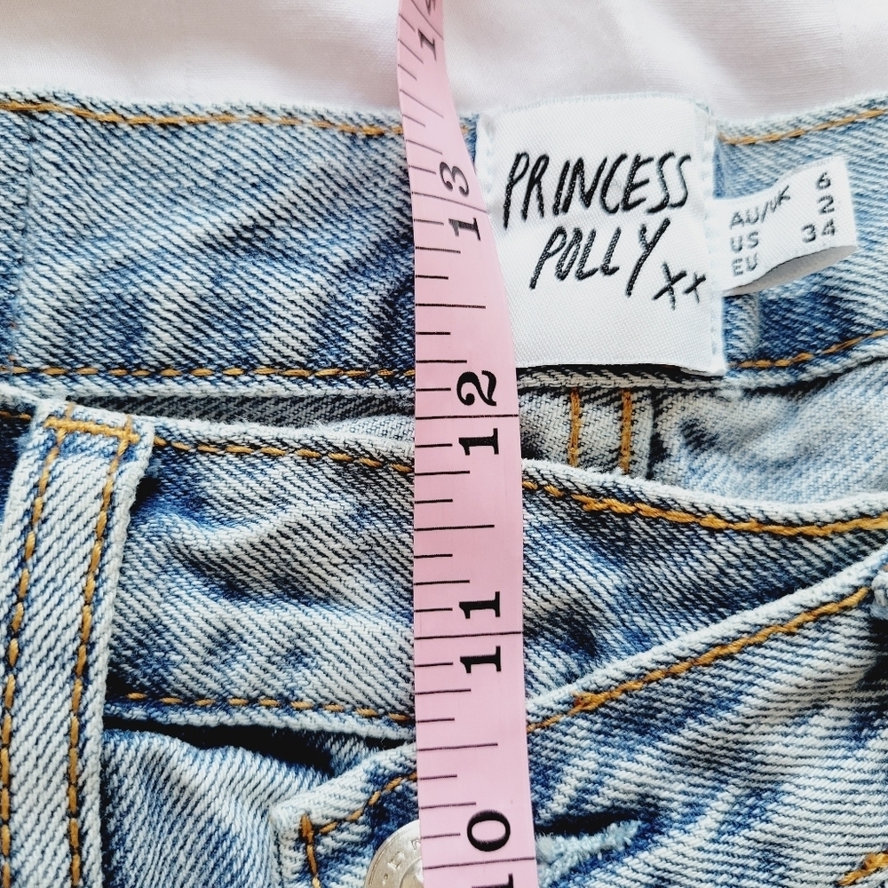 Princess Polly High Rise Straight Leg Jeans - Picture 14 of 14